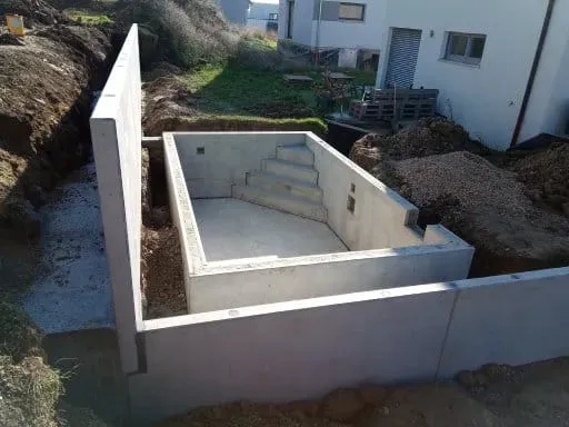 Piscine béton près de Bischwiller