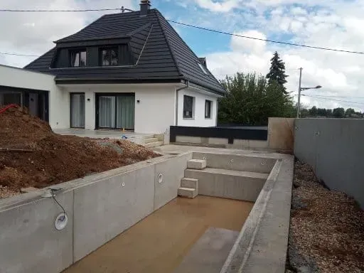 Béton décoratif près de Bischwiller