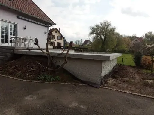 Soutènement près de Bischwiller